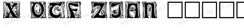 X-OTF Zian字体转换